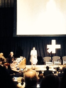 Emma Watson addressed the HeForShe event to the United Nations. Photo by Lori Perkovich